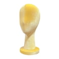 thumbnail image 3 of EHJRE Mannequin Head Home Velvet Hat Display Stand for Glasses Hairpiece Headphone Yellow, 3 of 8