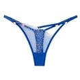 thumbnail image 1 of Eashery Womens Panties Women Lingerie G String Panties Lace Tassel Pearl Pendant Underwear Pants T Back Underpants Womens Panties Plus Size Blue One Size, 1 of 3