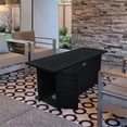thumbnail image 4 of Sunbeam Elite Linear Modern Aluminum Fire Table in Black Finish, 4 of 5