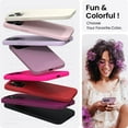 thumbnail image 4 of Compatible with iPhone 14 Pro Max Case 6.7, Slim Liquid Silicone 3 Layers Full Covered Soft Gel Rubber Phone Case Protective Cover with Microfiber Lining 6.7 inch-Lilac Purple, 4 of 13