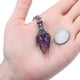 thumbnail image 3 of Péndulo colgante de punta hexagonal de 6 facetas para reiki, wicca, radiestesia, equilibrio espiritual, piedra preciosa de resina, cristal, amatista, collar de péndulos, 3 of 3
