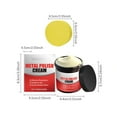 thumbnail image 3 of FHBVT 100g Metal Polishing Paste Kit Kitchen Cookware Rust Stain Remover For Pots Pans Stovetops Multi-Metal Safe Non-Toxic Odor-Free Formula Carnauba Wax Protective Barrier Polish Kit, 3 of 9