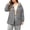 Gray, variant on Women's Outdoor Active Hiking Rain Jacket Lightweight Waterproof Windbreaker Plus Size Cinch Waist Trench Coat Travel Hiking Hooded Rain Coat with Pockets