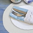 thumbnail image 5 of RAY STAR Vinyl Placemats Set of 4, 15in Round Vinyl Weave Placemats, Heat Resistant Wipable Place Mat, 5 of 6