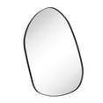 thumbnail image 2 of TEHOME Bertlinde Contemporary and Farmhouse 30 x 22" Black Metal Framed Asymmetrical Mirror Irregular Mirror, 2 of 7