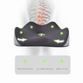 thumbnail image 6 of Memory Foam Sit Bone Relief Seat Cushion for Butt Lower Back Hamstrings Hips Ischial Tuberosity Reduce Fatigue, 6 of 8