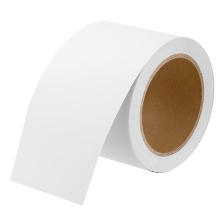 Uxcell 3" x 39ft Mirror Border Peel and Stick Wood Grain Tape, Brushed White