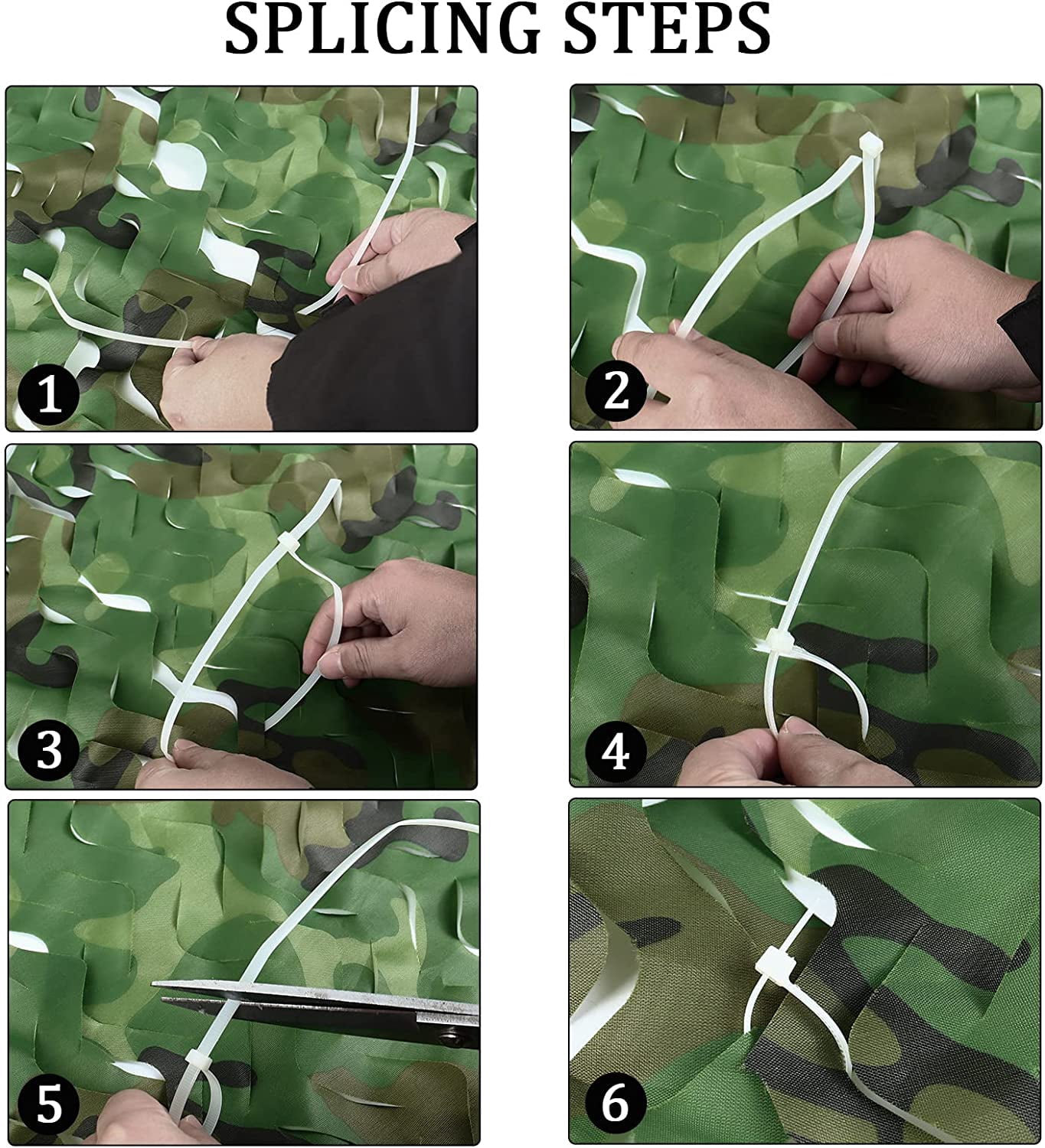 Camo Netting, Bulk Roll Camouflage Netting, Military Hunting Mesh Free Cutting for Hunting Blind Sunshade Shooting Theme Party Decoration