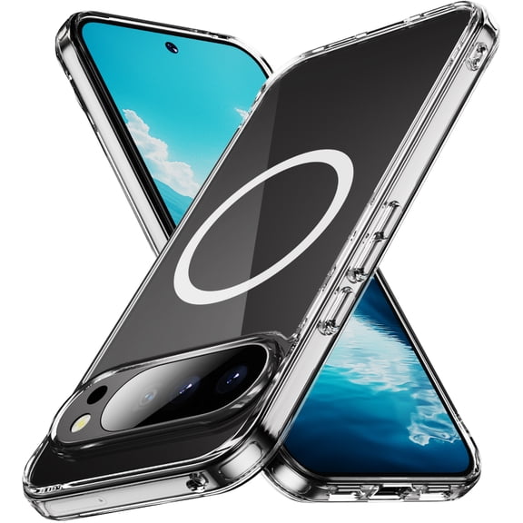 Nakedcellphone Transparent Series for Google Pixel 10 Pro XL Phone Case, Clear Acrylic - Compatible with MagSafe