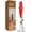 Red, variant on Double whisk Milk Frother Handheld electric mixer, Egg Beater , Foam Maker for Coffee, Latte, and Cappuccino , matcha whisk Drink Mixer, kitchen gadgets, with stand. BENTRONIC (silver)