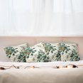 thumbnail image 7 of Ambesonne Eucalyptus Leaves Throw Pillow Cover 4 Pack, Autumn Blooms, 18", Dark Teal Amber Ivory, 7 of 7