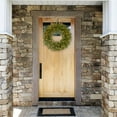 thumbnail image 2 of National Tree Company Pre-Lit Artificial Christmas Wreath, Green, North Valley Spruce, White Lights, Christmas Collection, 24 Inches, 2 of 5