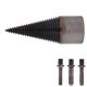 thumbnail image 1 of Brocas para leña de cono dividido de madera de 32mm/42mm, brocas de acero para granja familiar, 1 of 9
