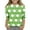 Green-O, variant on Girls St. Patrick's Day Shirts 3/4 Sleeve Crew Neck Print Pullover Tops Holiday Casual Loose Stylish T-Shirts (11 Years, Green-O)