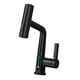 thumbnail image 3 of Grifo de lavabo para baño con rotación de 360 ​​grados y 3 modos de flujo de agua. Pantalla negra, 3 of 9