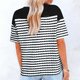 thumbnail image 5 of Hombro Frío Tops Mujeres Cuello en V Manga Corta Fuera Del Hombro Color Sólido Blusa Casual Suave Poliéster Primavera Verano Moda, 5 of 5