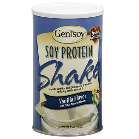 Genisoy soja shake de protéines, saveur vanille, 22,2 oz
