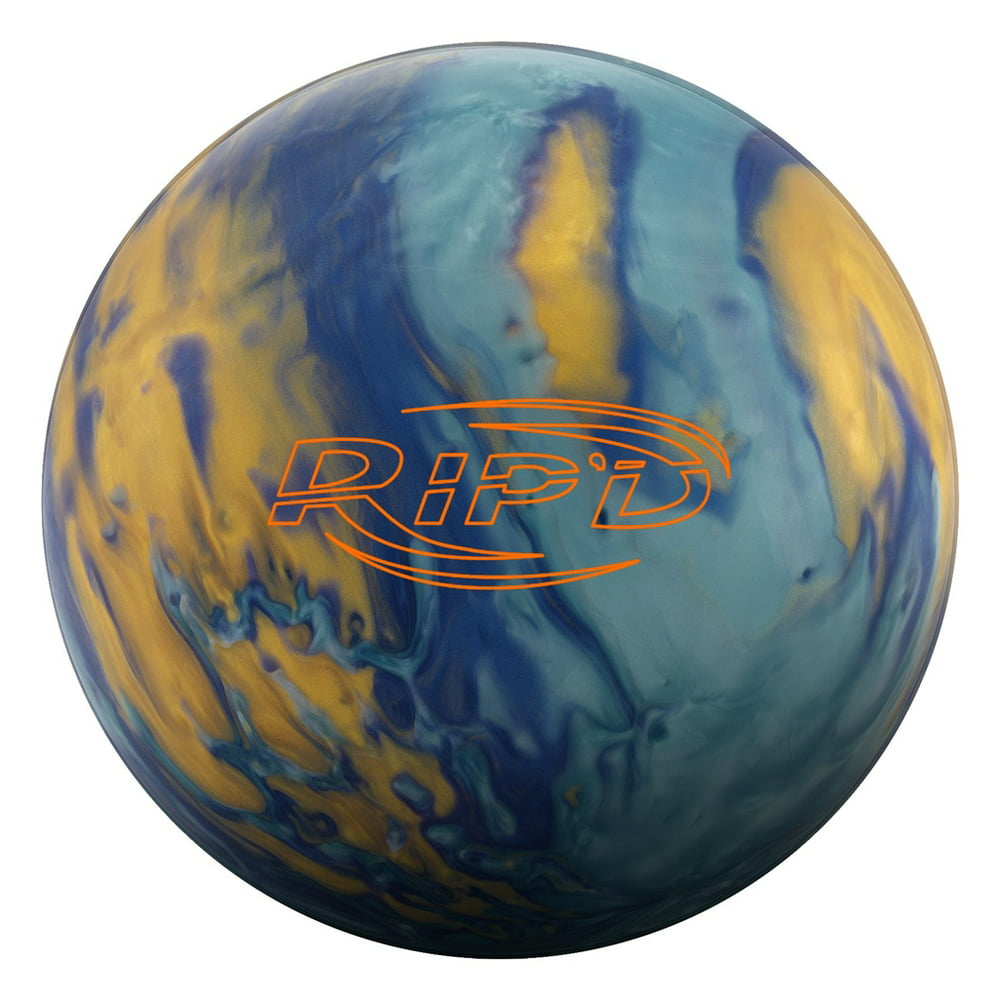 Hammer Rip'D Pearl Bowling Ball Blue/Gold/Light Blue 16lbs Walmart