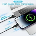 thumbnail image 6 of Compatible for iPhone Charger, HOOTEK Dual Port Charger Block Phone Charger with 2Pack 10FT Lightn-ing Cable Cord Charging Cord USB Wall Charger Adapter Cube Compatible for iPhone14/13/12/11, Black, 6 of 10