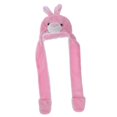 thumbnail image 4 of Adultos Sombreros Invierno Cálido Gorras Media Capucha Sombreros Guantes Bufanda Sombreros, Disfraz Juguete - Multicolor, Rabbit Conejo Yotijar Guantes de bufanda 3 en 1, 4 of 8