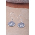thumbnail image 4 of SilverCloseOut Sterling Silver Womens Bali Round Filigree FishHook Drop Earrings, 4 of 5