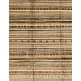 thumbnail image 1 of Ahgly Company Indoor Rectangle Abstract Saddle Brown Abstract Area Rugs, 5' x 7', 1 of 6