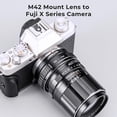 thumbnail image 2 of Anillo adaptador de montura de objetivo K&F Concept M42 42 mm para Fuji XPro1, 2 of 7