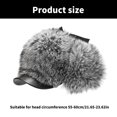 thumbnail image 3 of ZPAQI Popular Plush Beanies Hat Furs Trapper Hat Thicken Caps for Winter Sport, 3 of 13