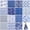 Blue White Porcelain Flowers, variant on 42 Pcs Blue White Floral Polyester Cotton Fabric Quilting Bundle Patchwork Floral Fabric Sewing Quilting Bundle Assorted Pattern Cloth for DIY Scrapbook Craft Making