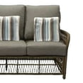 thumbnail image 5 of Four Seasons Courtyard Positano 3 Seater All Weather Wicker Loveseat, Beige, 5 of 6