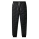 thumbnail image 1 of Men's Plain Winter Warm Fleece Drawstring Casual Pants Trousers Bottoms, 1 of 4