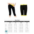thumbnail image 6 of Deago Women High Waist Slimming Sport Pants Body Shapers Capris Sweat Sauna Workout Yoga Tummy Control Pants Size 3XL, 6 of 9