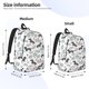 thumbnail image 2 of Easygdp Dachshund Dog Puppy Mochila de Lona Resistente para Laptop, Compatible con Laptops de 15 a 17 pulgadas, Ideal para Escuela, Trabajo y Viajes-Medium, 2 of 5