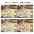thumbnail image 7 of ODIKA Bedside Hopscotch Retro Checkered Grid Storybook Number Layout Foldable Easy Care for King Size Bedroom, Master Suite, Under Bed, 7 of 7
