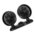 thumbnail image 4 of Ventilateur Électrique pour Véhicule Ventilateur Rotatif pour Véhicule Ventilateur Électrique Noir 1Ensemble 9.4X7.1in Abs, 4 of 7
