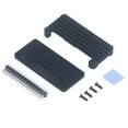 thumbnail image 1 of Aluminum Alloy Cooling Case, Standard Size Passive Cooling Enclosure Fast Heat Dissipation  For Electronic Components Straight Pin Header, 1 of 8