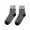 Gray, variant on Wensltd Women Sock Winter Cozy Casual Daily Wear Thick Fleece Lined Thermal Warm Mid Calf Socks Black