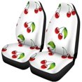 thumbnail image 2 of Juego de 2 fundas para asientos de coche ABPHQTO Berry Cherry Red Ripe Berrie Protector universal, 2 of 4