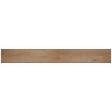 Bond Tile Lujo 28mil Oak Coppertone 6 in. x 8 in. Rigid Click-Lock Luxury Vinyl Tile Sample