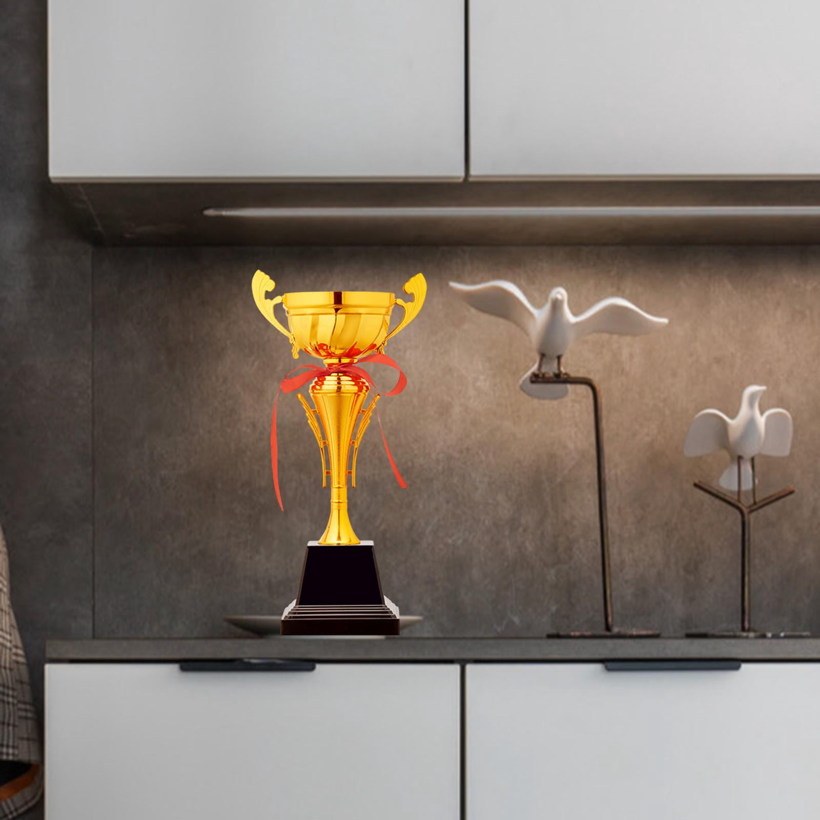 Rushawy Football Soccer Match Trophy, Competitions Award Trophy with Base Trophy, Soccer 28cm