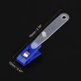 thumbnail image 2 of Uxcell Plastic Metal Badge Clips with Clear PVC Straps for ID Cards Holders Blue 50Pack, 2 of 5