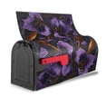 thumbnail image 4 of Fotbe Ornate Purple Floral Vase Mailbox Covers Post Letter Box Cover Garden Decor Standard Size-21x18 in, 4 of 9