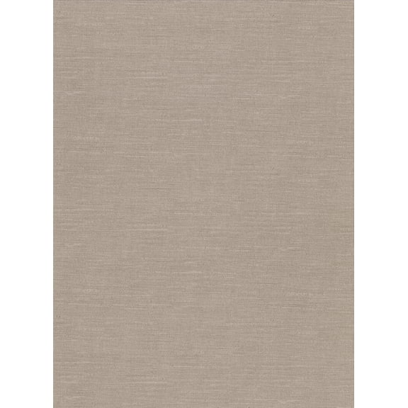 Warner Parker Light Brown Faux Linen Wallpaper
