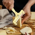thumbnail image 5 of Stainless Steel Cheese Slicer and Grater with Adjustable Thickness Control, Non-slip Ergonomic Handle for Precise Cuts, Ideal for Kitchen Use with Hard and Soft Cheeses,Vsgery, 5 of 9