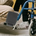 thumbnail image 4 of HAMPPLIES Repose-Pieds de Fauteuil Roulant Universel Robuste de Remplacement Noir PP pour Usage Domestique Support Sûr Confortable 2 Pcs, 4 of 8