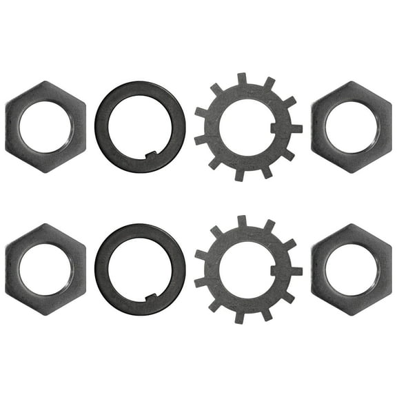 10,000HD-16,000 lb Trailer Axle Spindle Nut Kit, Pair (1 Set)