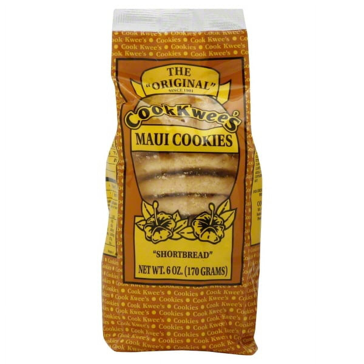 Cook Kwees Maui Shortbread Cookies, 6 Oz.. - Walmart.com