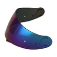 thumbnail image 1 of Cascos Cola Lente Visera Motocicleta Parabrisas Lente Premium Piezas resistentes Azul Cubierta facial, 1 of 8