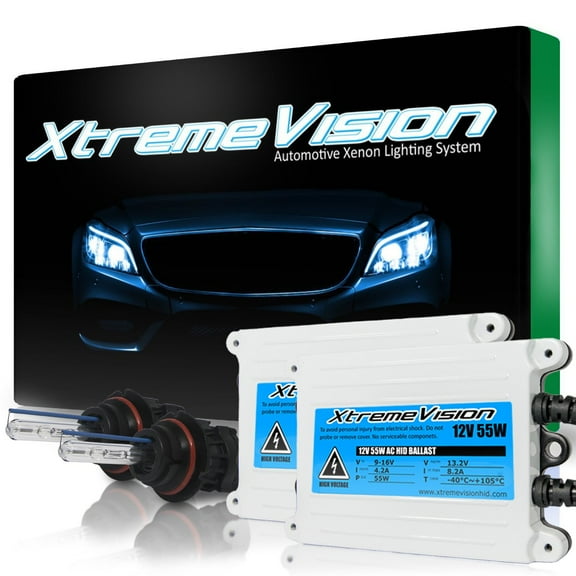 XtremeVision AC 55W HID Kit Xenon Light Headlight 9007 8000K - Medium Blue