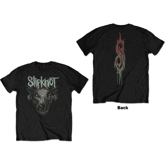 Slipknot Kids T-Shirt: Infected Goat (Back Print) (11-12 Years)